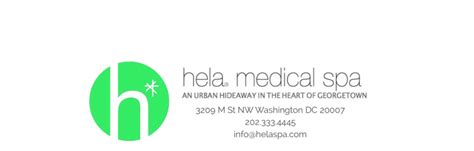 hela spa telefono|georgetown medical spa.